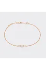 Necklace Collier Lou M in pink gold