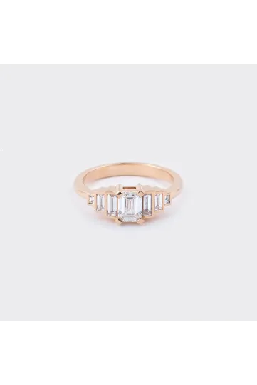 Ring Olympe in white gold