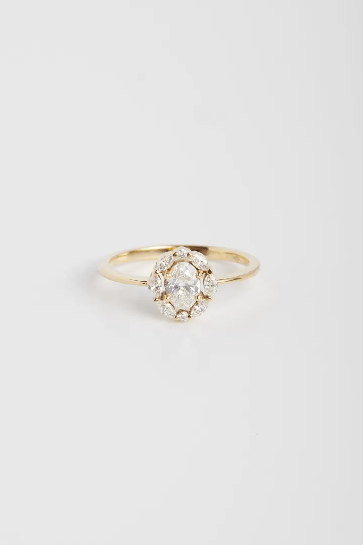 Ring Madeleine XL in yellow gold