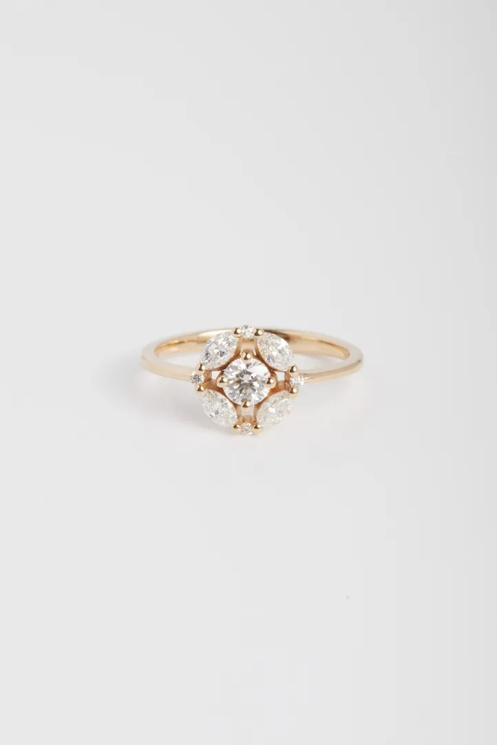 Ring Rina S in pink gold